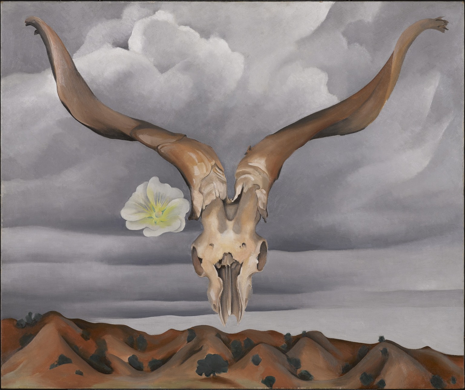 This Legendary Georgia O'Keeffe Skull Painting Has an Uplifting