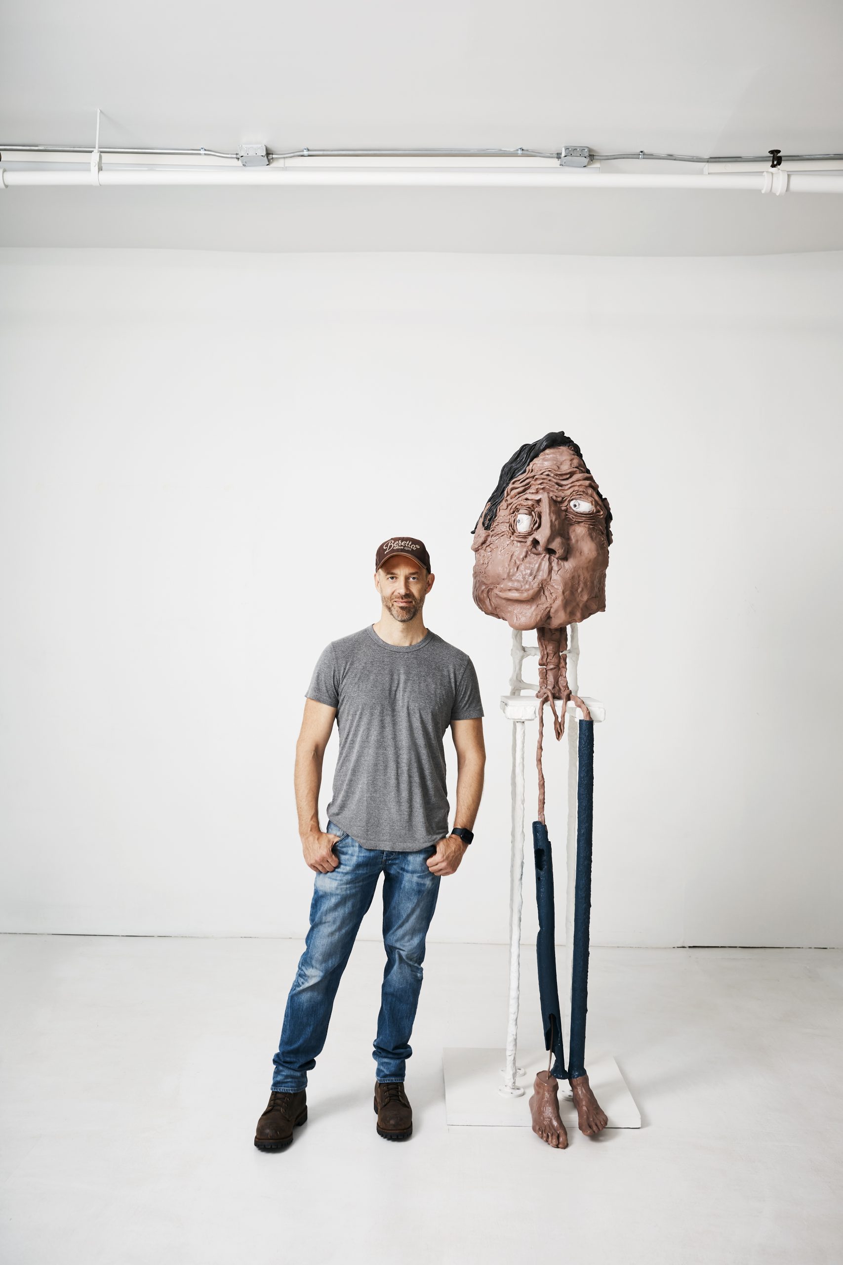 W Riman Artist When It’s Time to Work, Sculptor Will Ryman Skips Tools and Turns Up ...