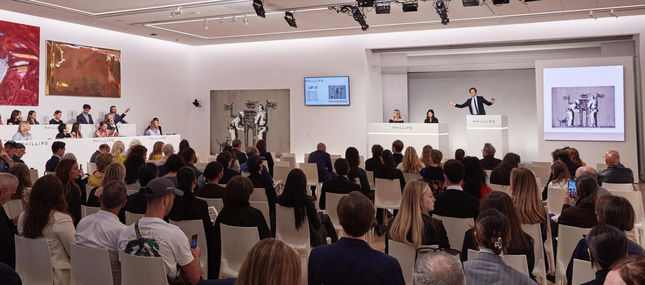 Phillips 20th Century and Contemporary Art Evening Sale Netted  Million, Driven Largely by Two Type-A Bidders on a Mission