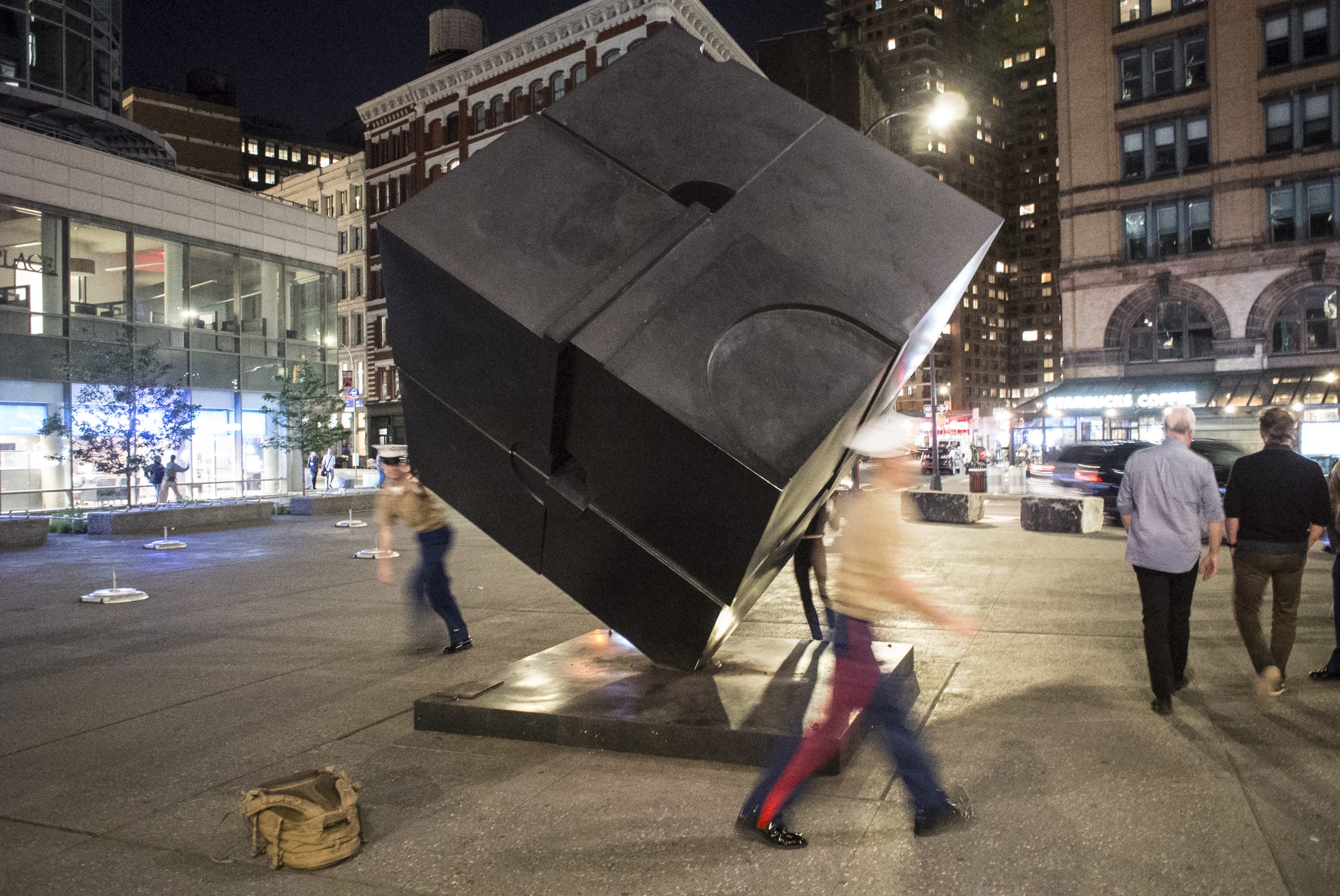 The Beloved Astor Place Cube Finally Returns