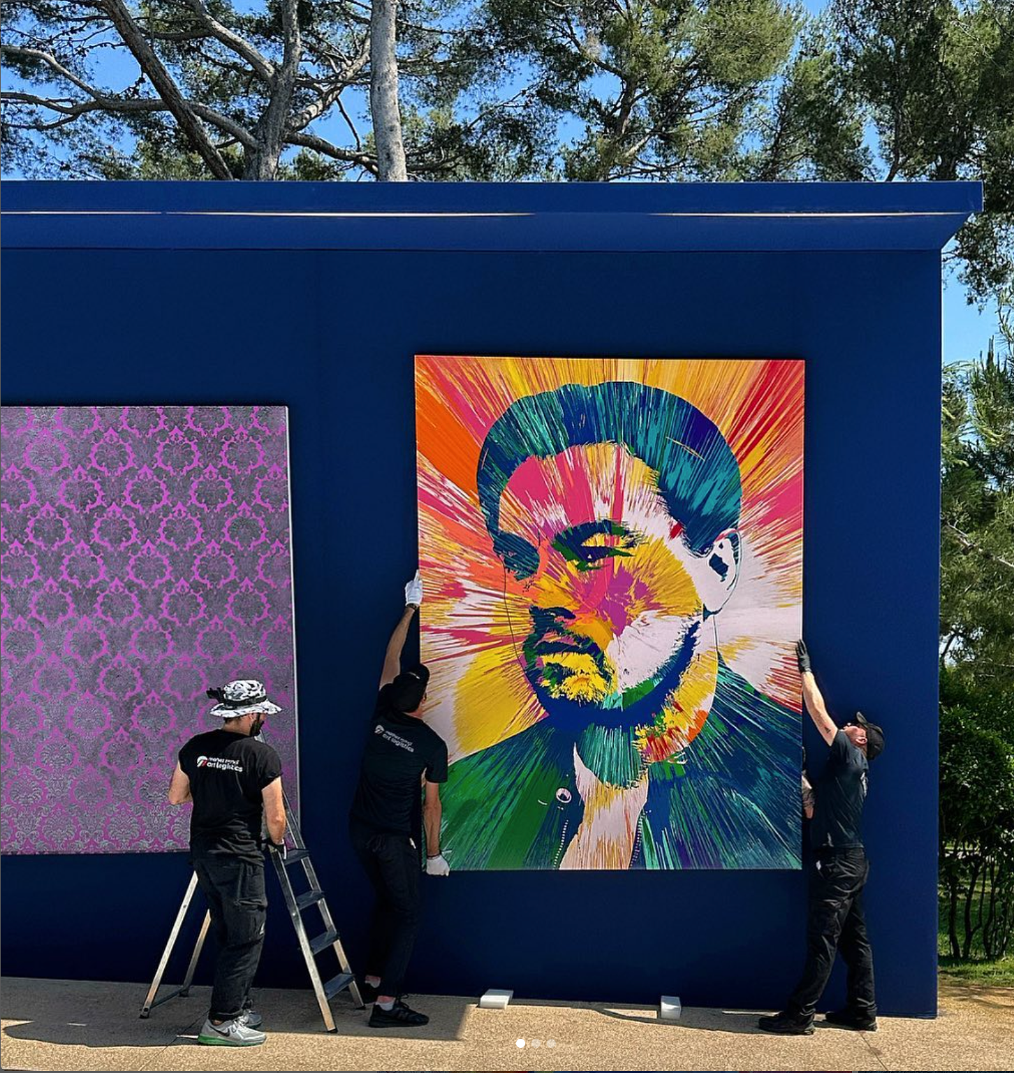 Damien Hirst’s Colorful Spin Painting of Leonardo DiCaprio Just Raised $1.3 Million for Charity