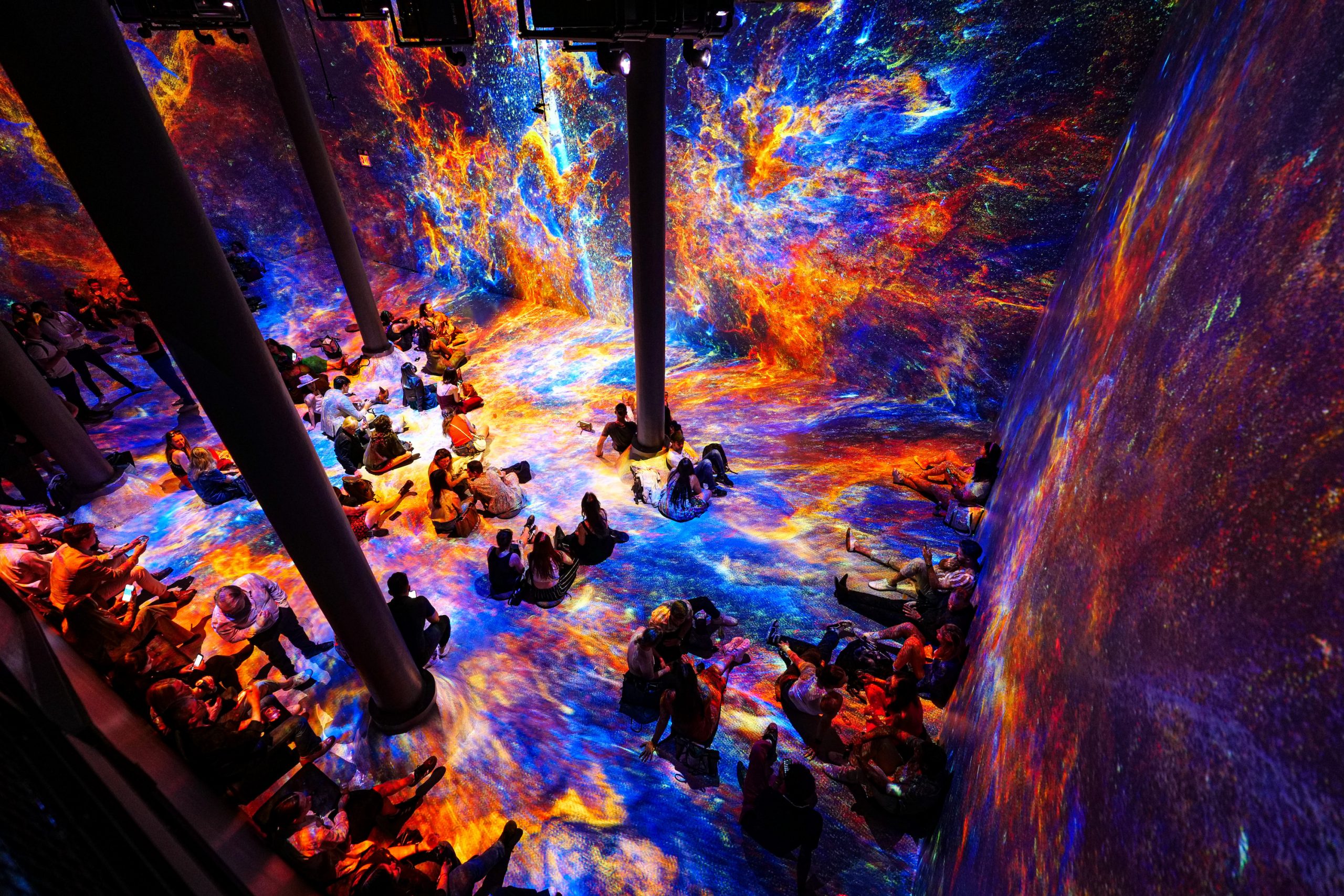 Artechouses New Immersive Show Weaves NASA Imagery Into a Psychedelic  Journey Through the Cosmos. See the Eye-Popping Art Here