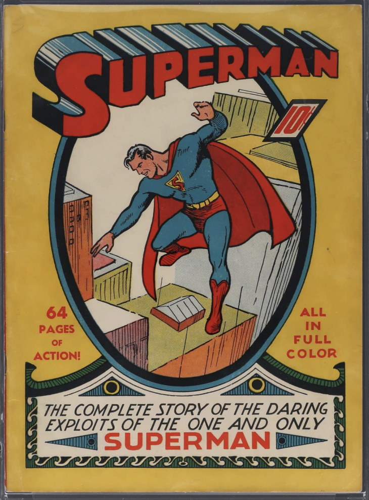 Two Early Superman Comics, Including the Character’s First Graphic ...