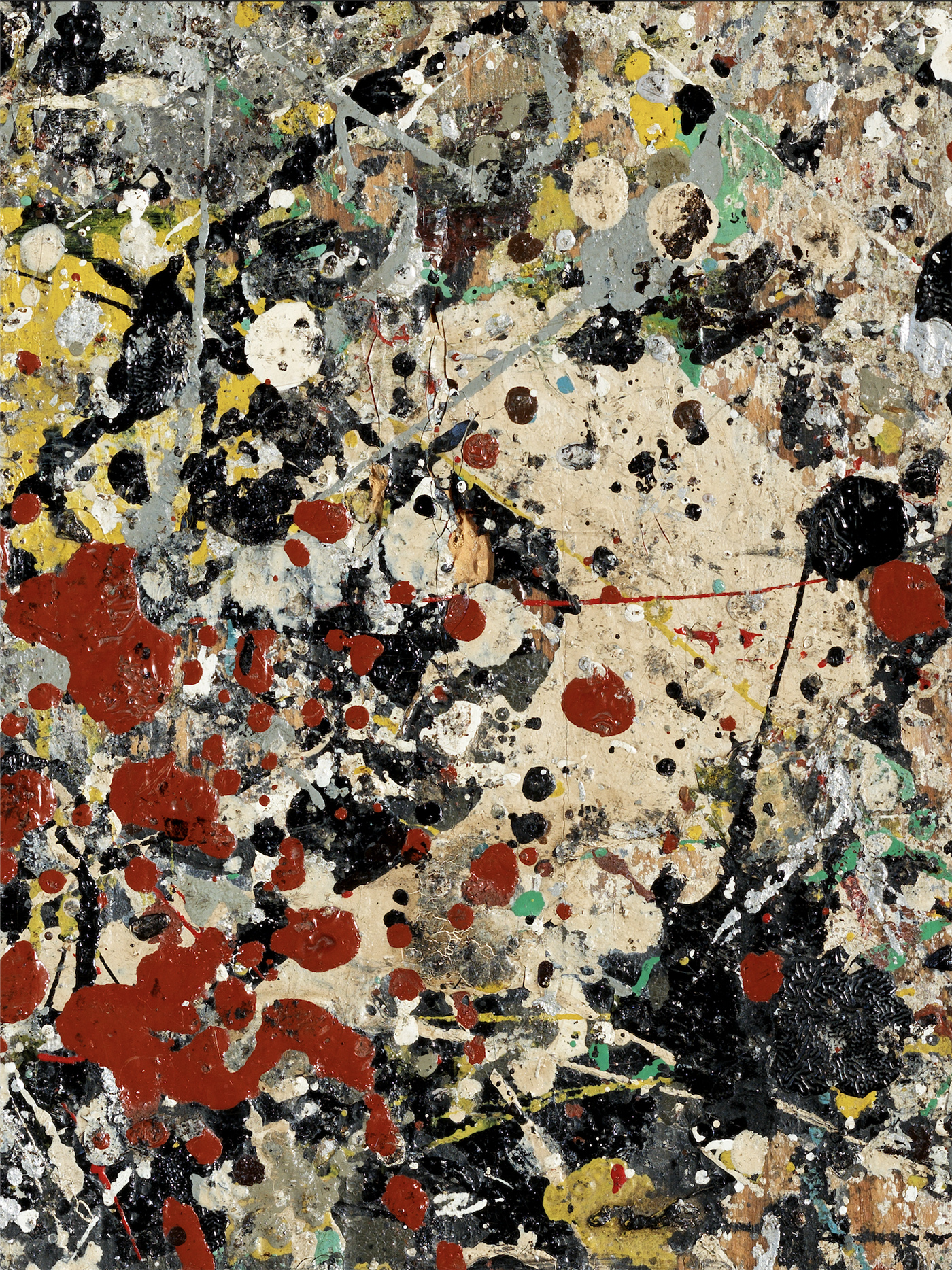 Jackson Pollock's Paint-Splattered Studio Floor, Caked With ...
