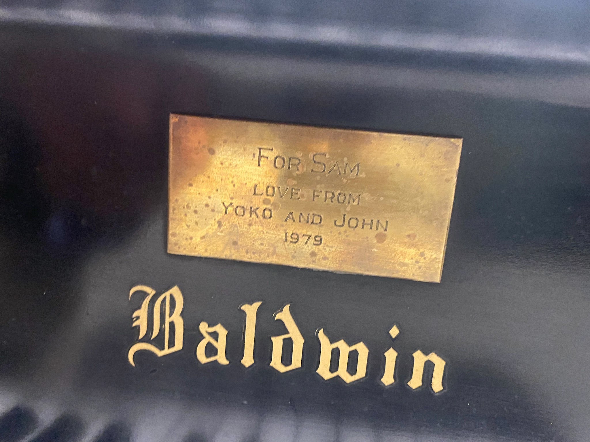 This Piano—Purchased by John Lennon, Gifted to Sam Green, Then