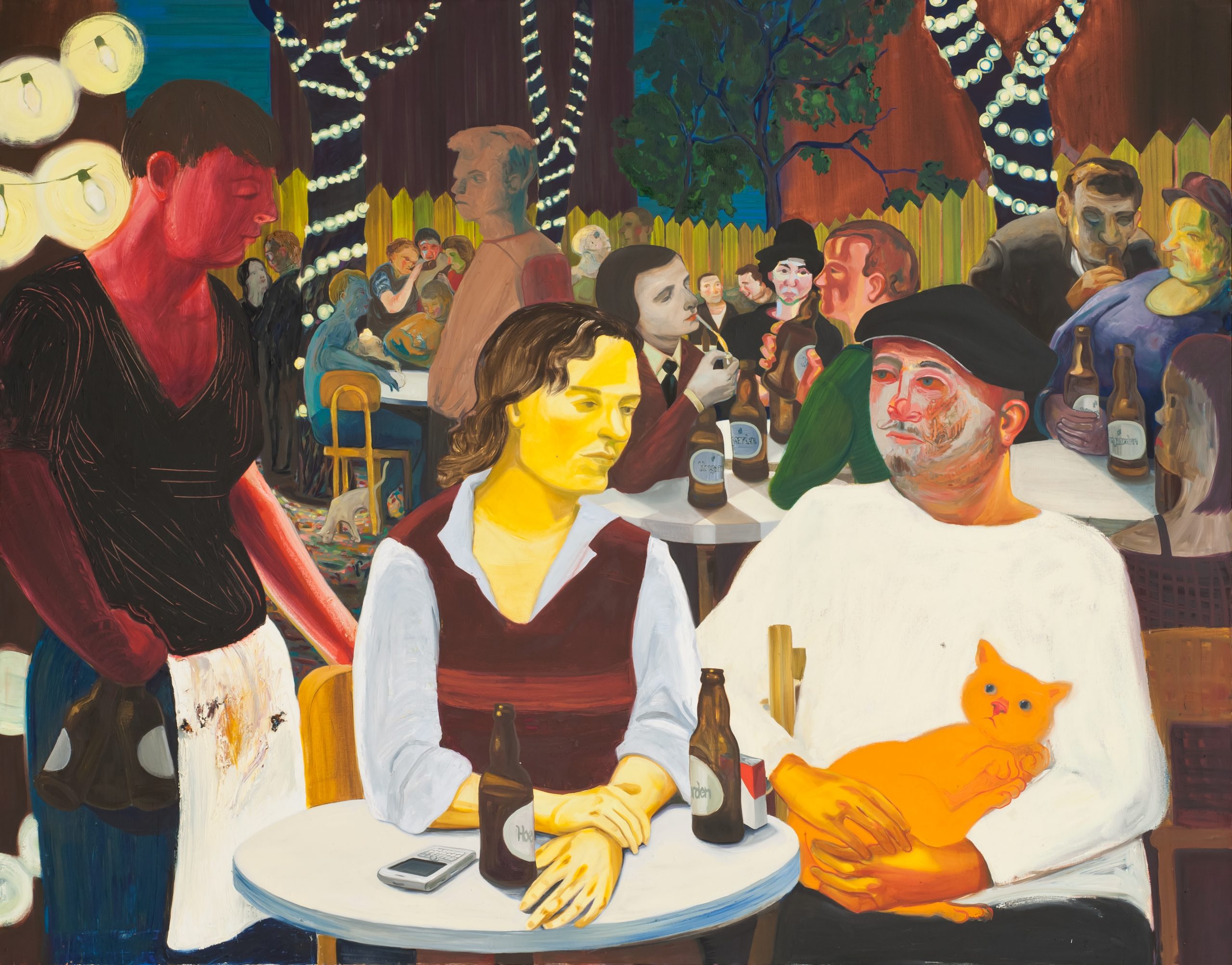 Bad painting. Николь Айзенман. Nicole Eisenmann картины. Кениг художник. Картина мужик в желтом.