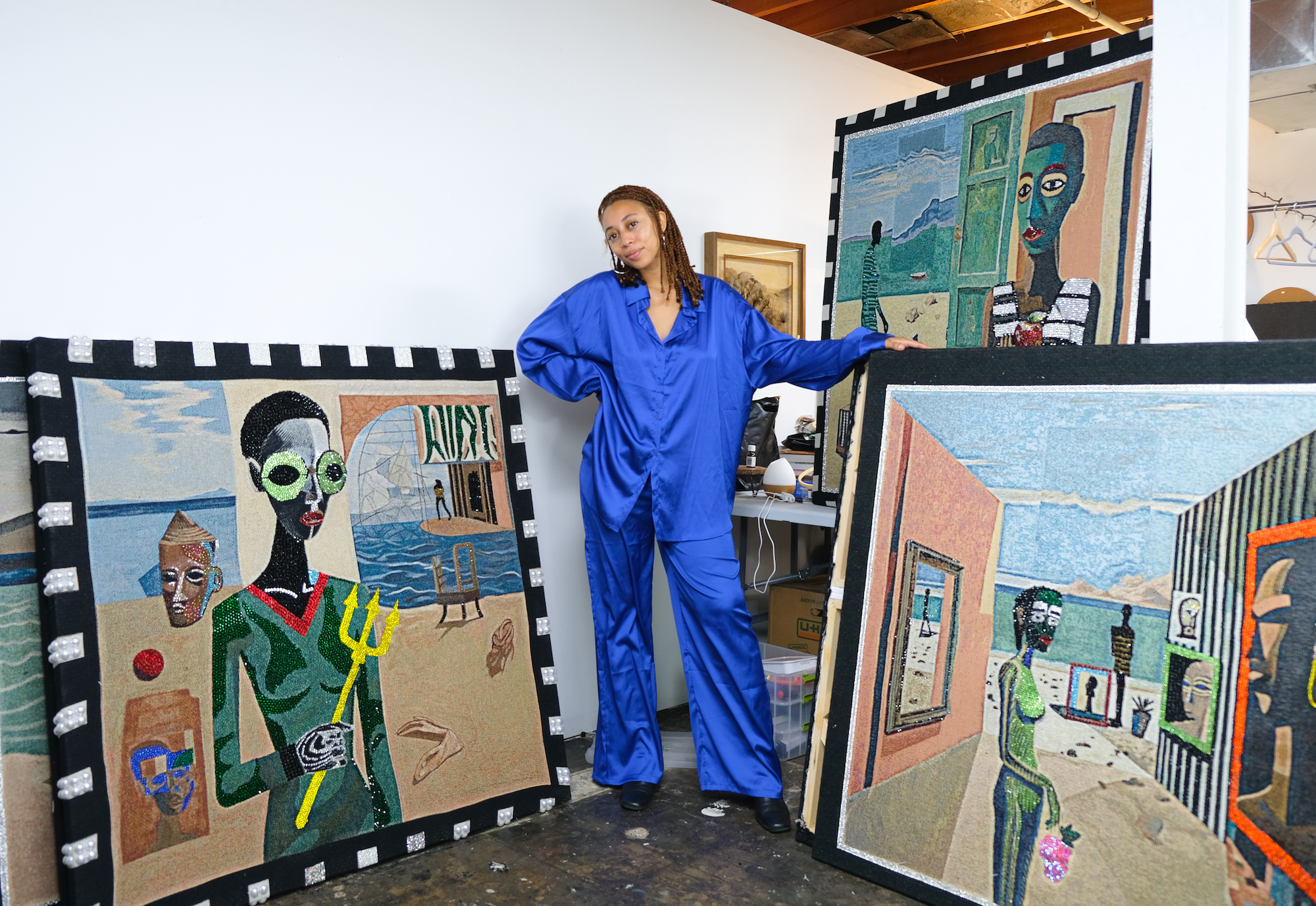 In Her Photo-Based Tapestries, Detroit Artist Akea Brionne Conjures an Afro-Surrealist World