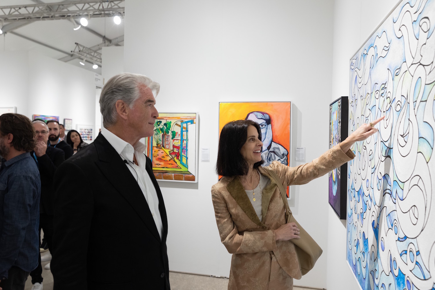 Pierce Brosnan on L.A. Art Exhibition – The Hollywood Reporter