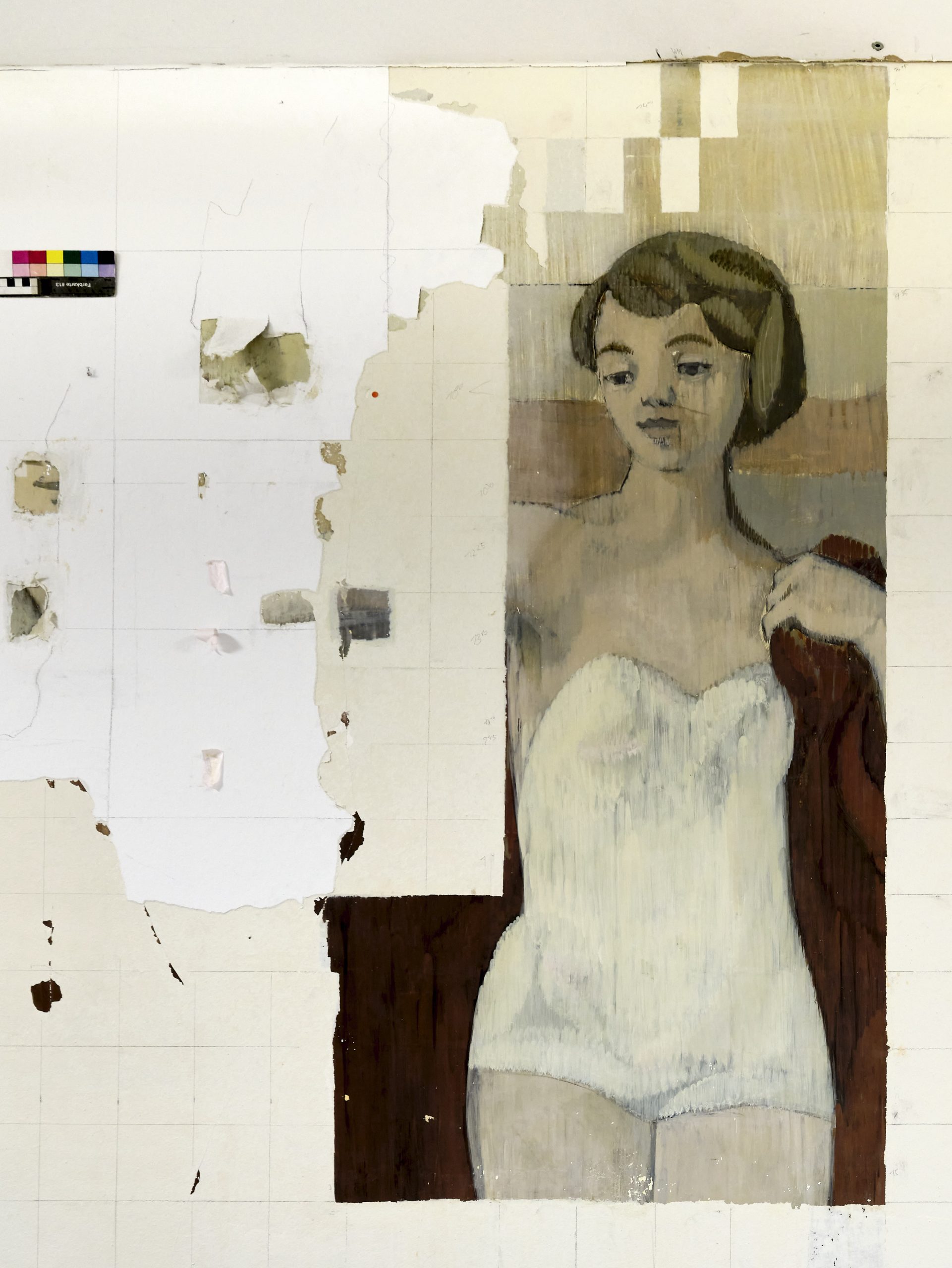 Gerhard Richters Studentenwandgemälde wurde in Deutschland restauriert