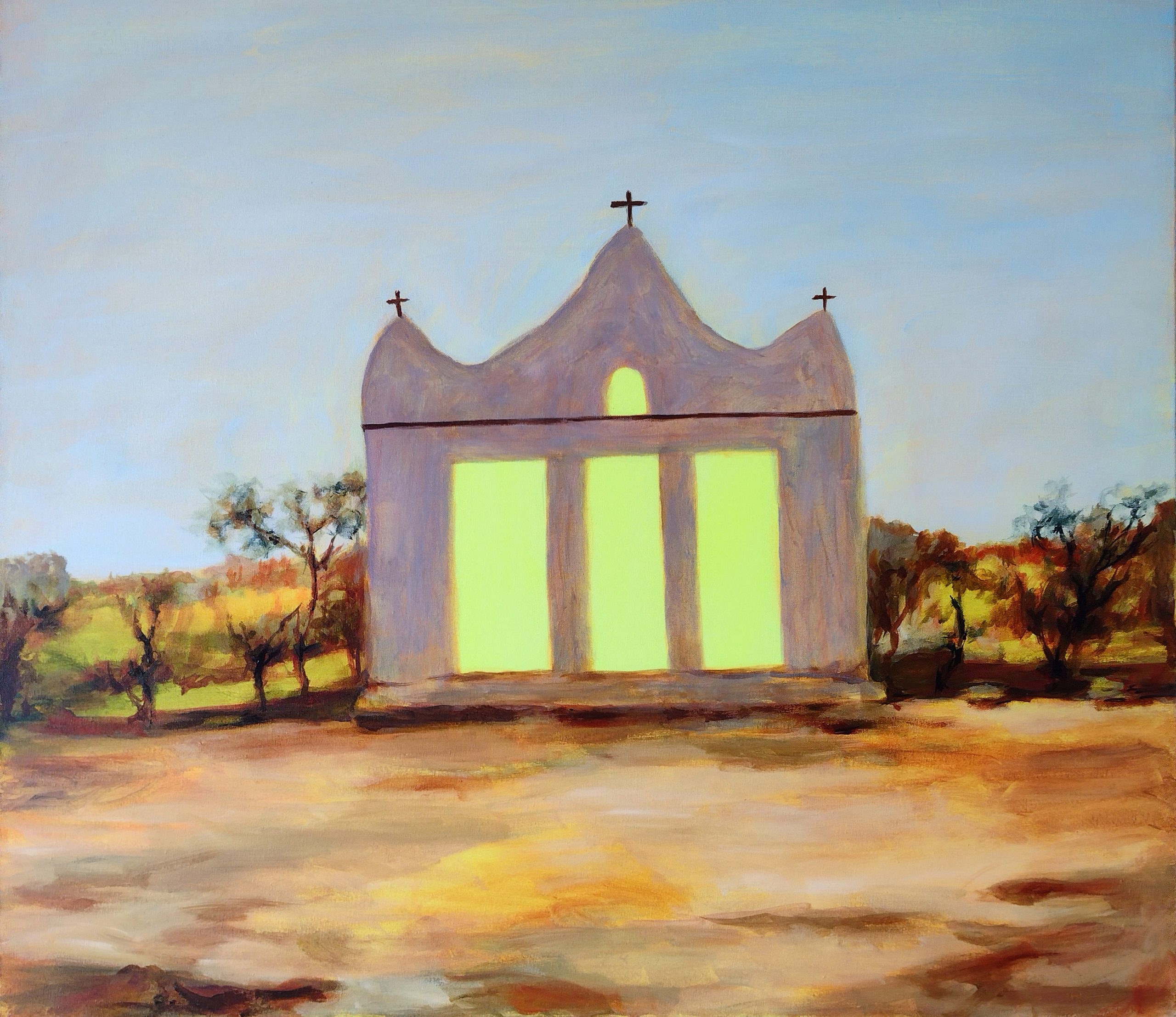 Art We Love: A Paradoxical Church Window in the Desert