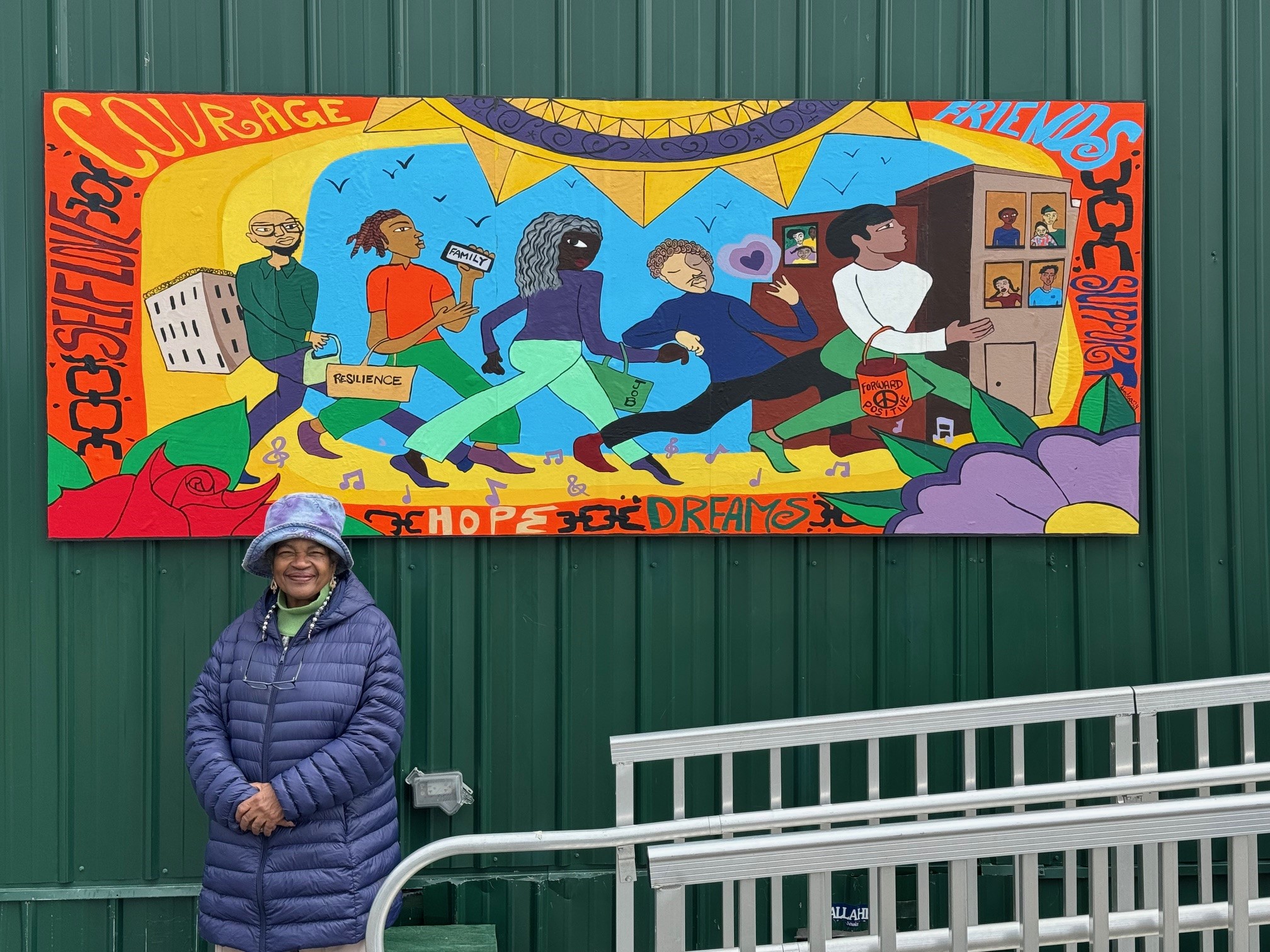 Rikers Island Just Unveiled a New Mural by Artist Dindga McCannon