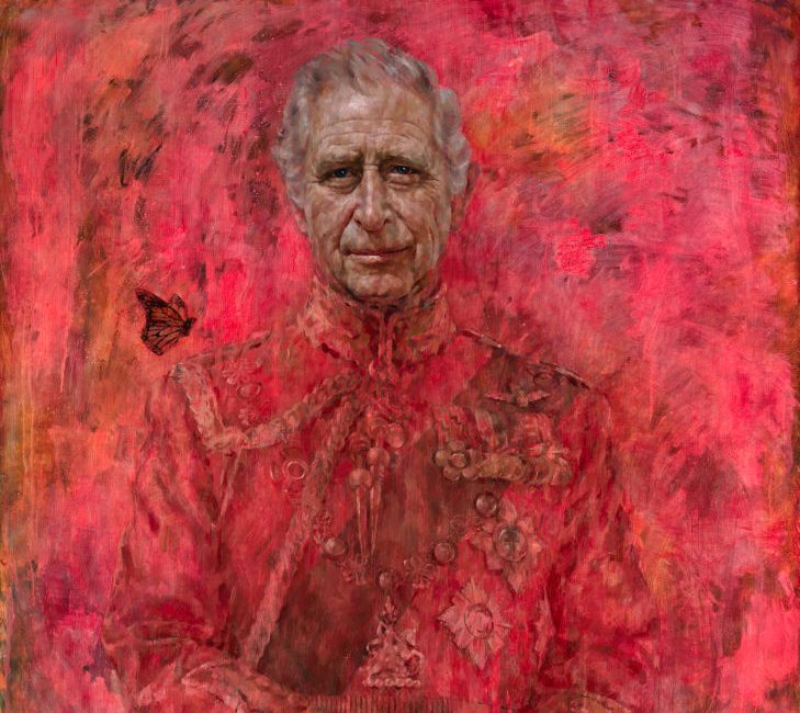 Le nouveau portrait du roi Charles suscite des réactions négatives pour la palette « Blood-Red »