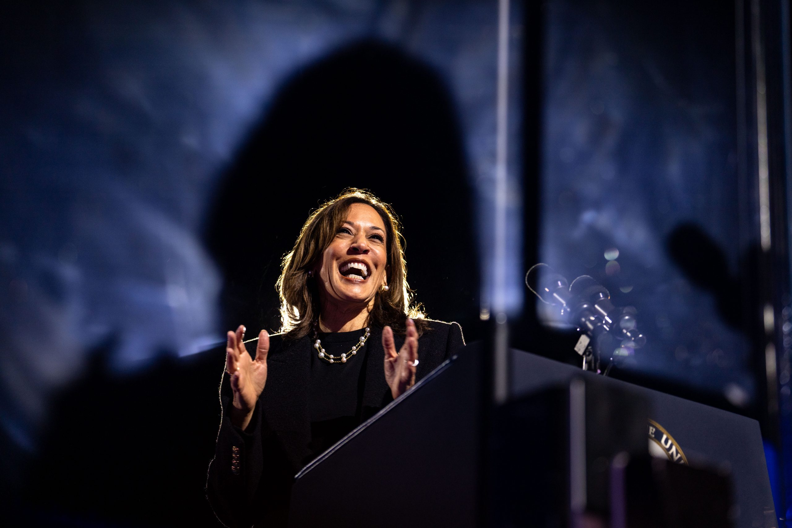 Kamala Harris leads the star-studded rally on the Philadelphia Museum’s Iconic Steps