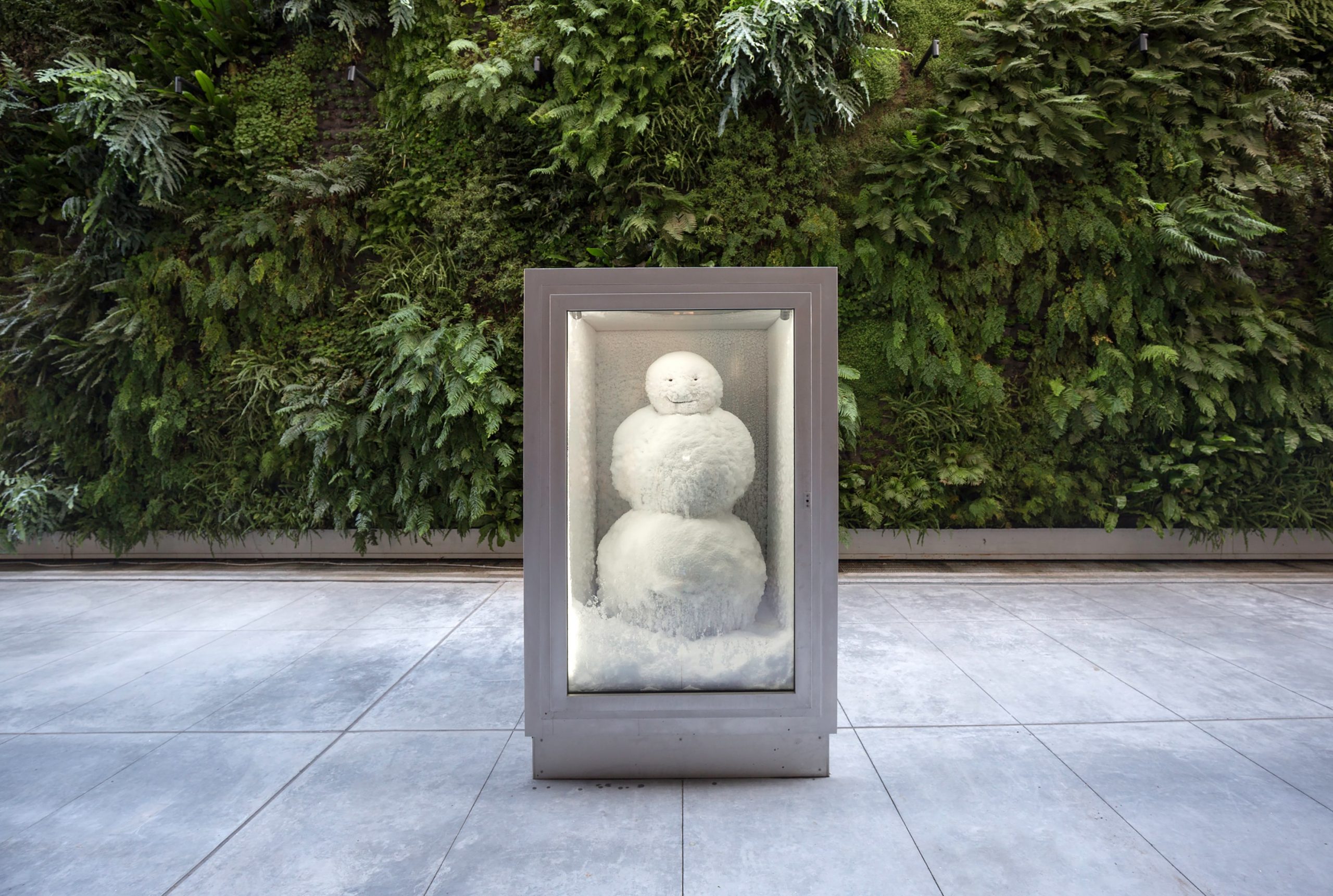 This Snowman Never Melts—Here's How Two Artists Pulled It Off