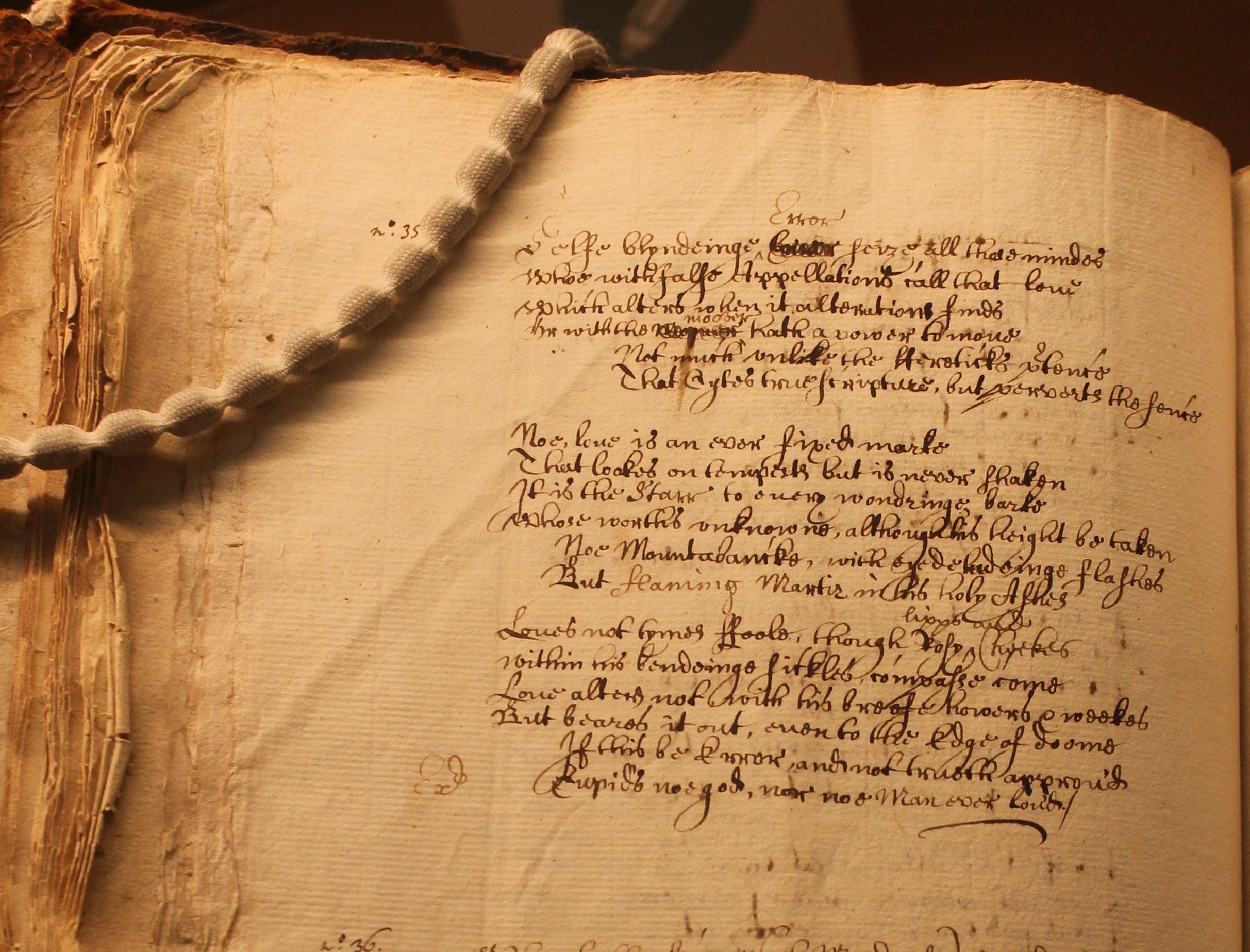 Forgotten Copy of Shakespeare Sonnet Unearthed in Oxford Library