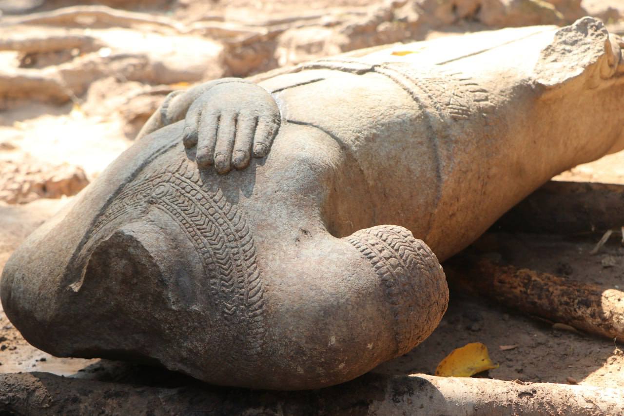 Cambodian Archaeologists Reunite a Sculpture Head and Torso After 100 Years