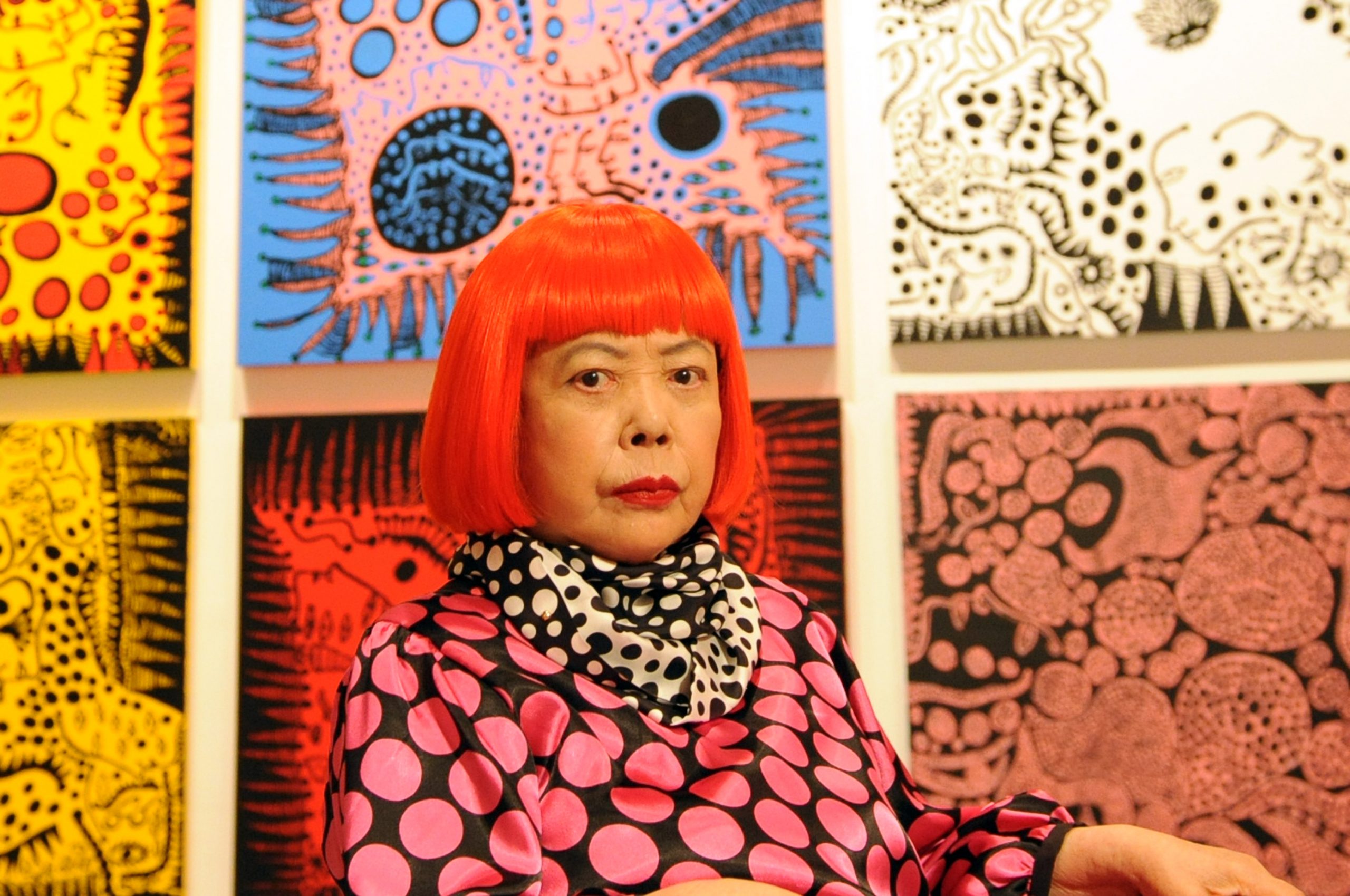 Lot 177 - Yayoi Kusama (Japanese 1929-), 'Purple