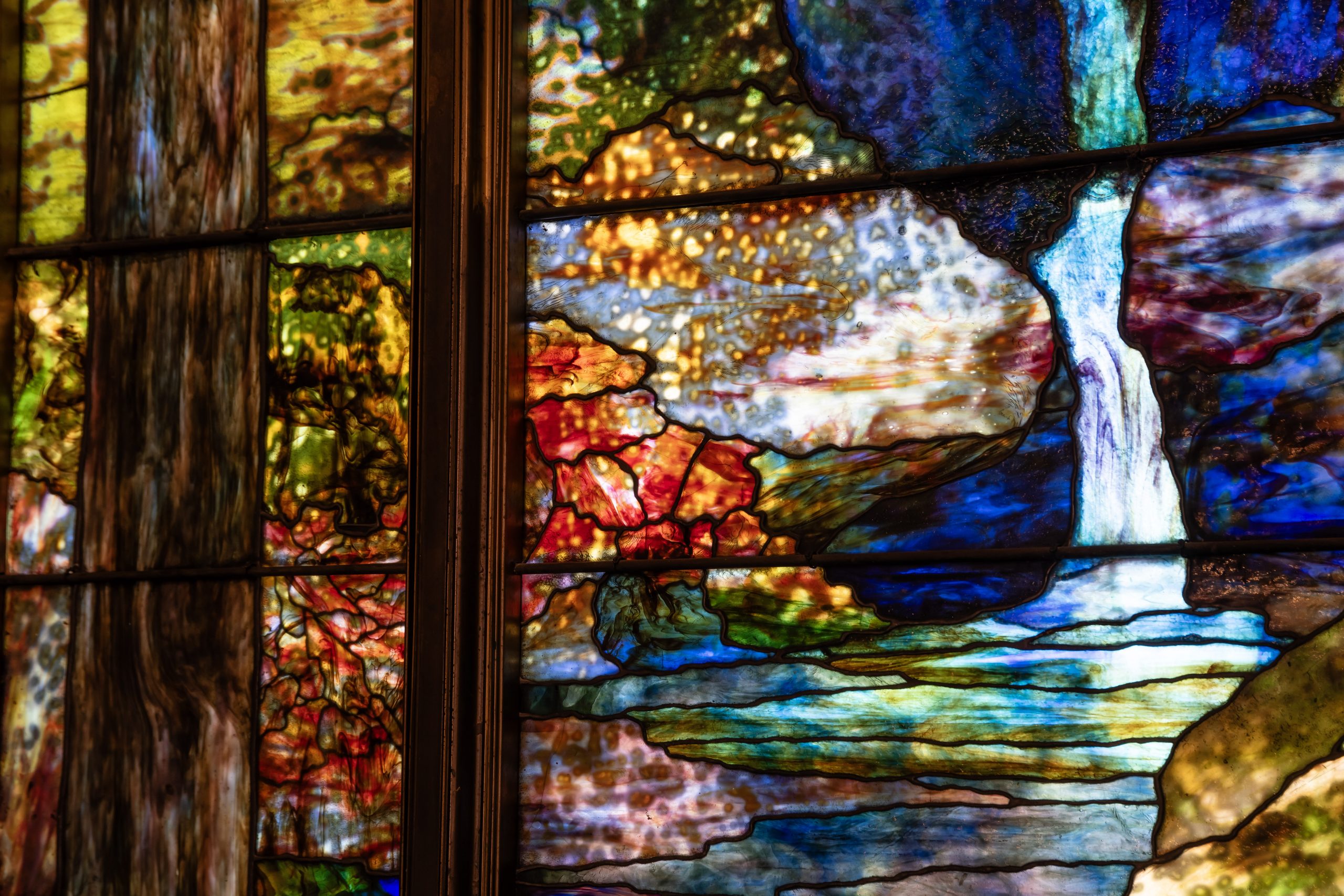 Dazzling Tiffany Stained-Glass Window Finds a New Home at Crystal Bridges Museum