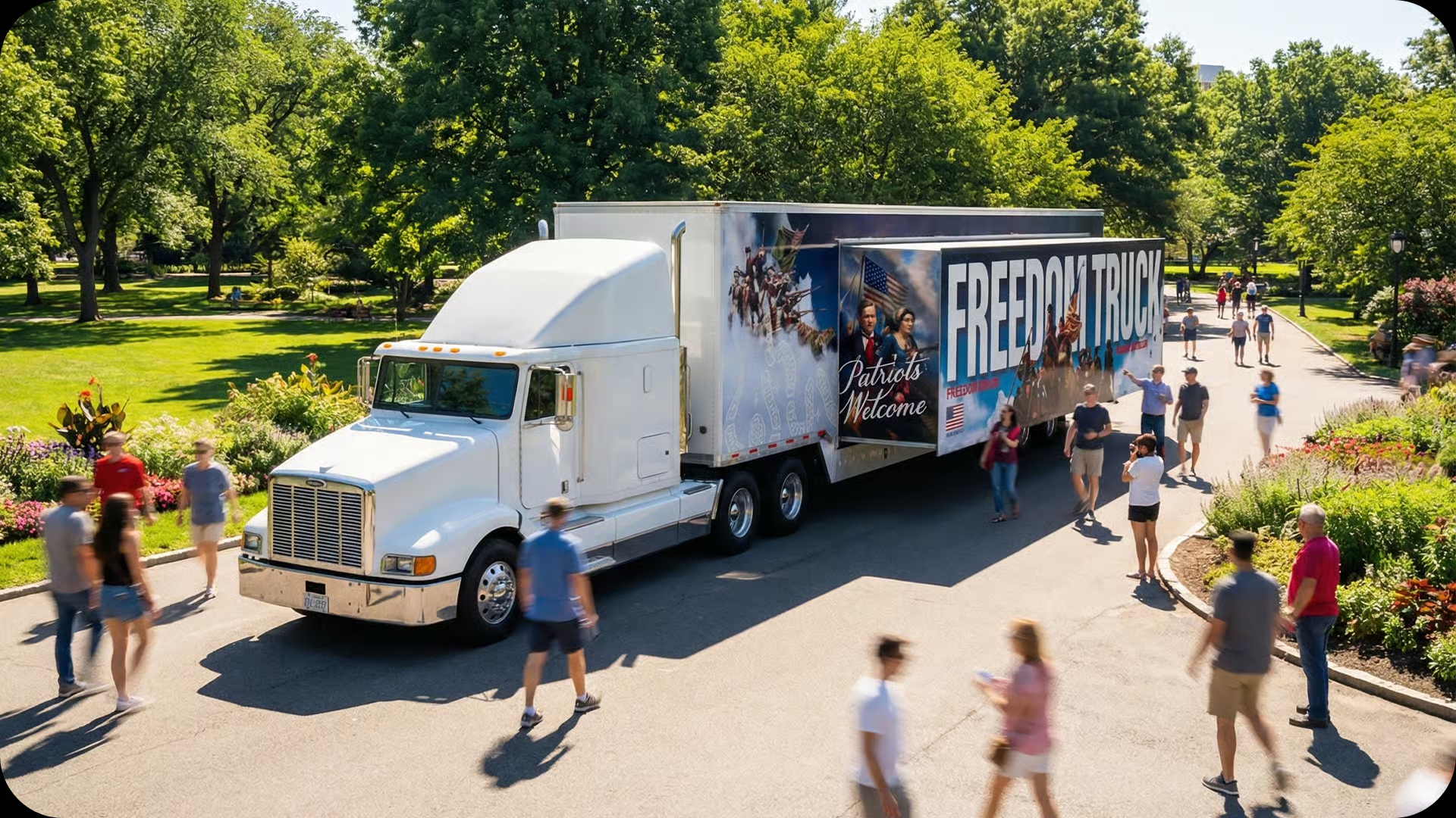 Trump Launches Traveling 'Freedom Truck' Exhibition | Artnet News