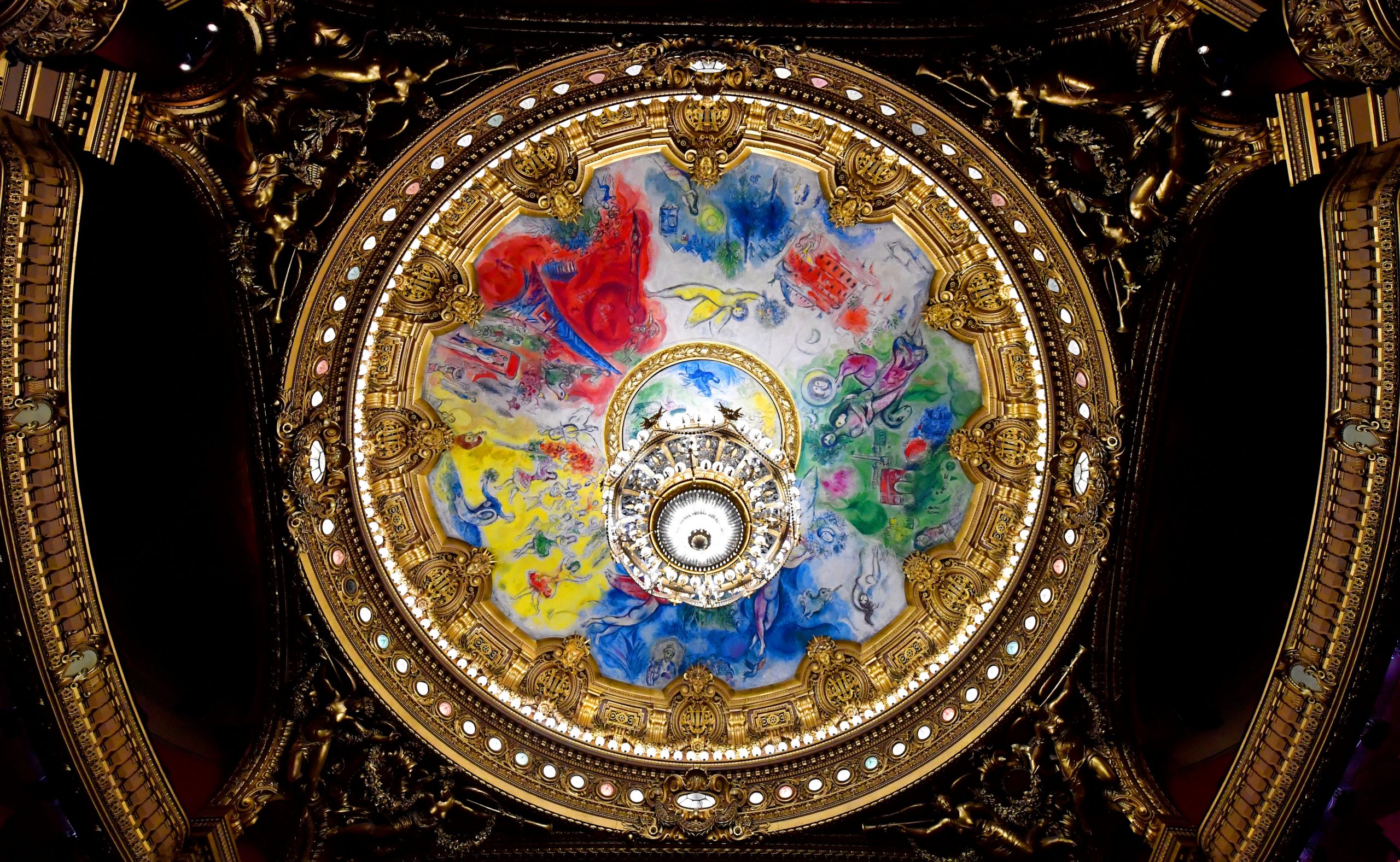 Chagall's ceiling at the Palais Garnier
