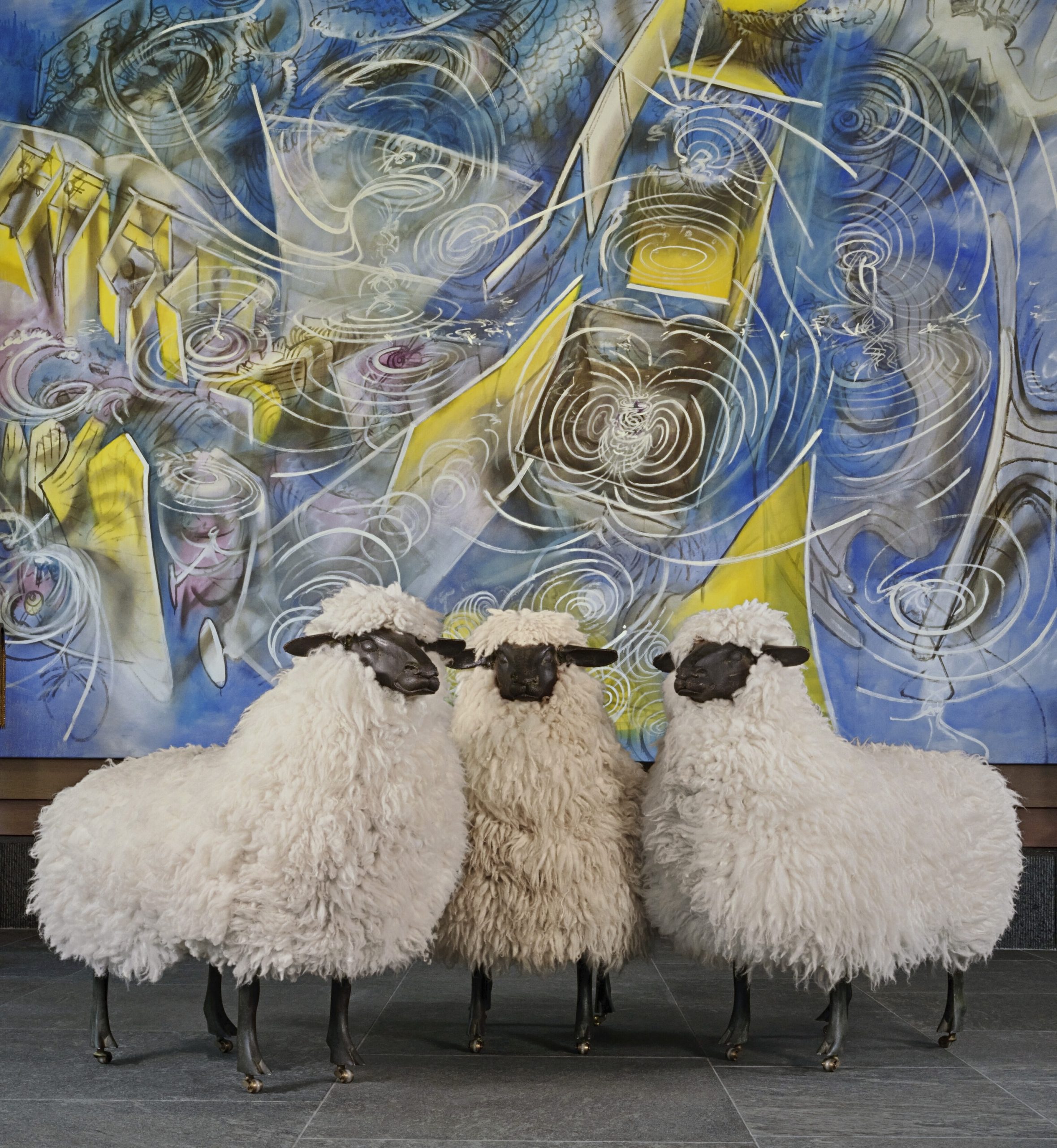 Image accompanying source report: $3M–$5M: three Lalanne sheep from his first US show head to Christie's in December